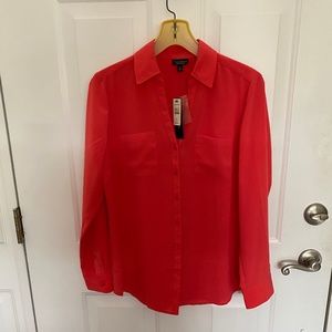 Talbots Brand New Coral Blouse
